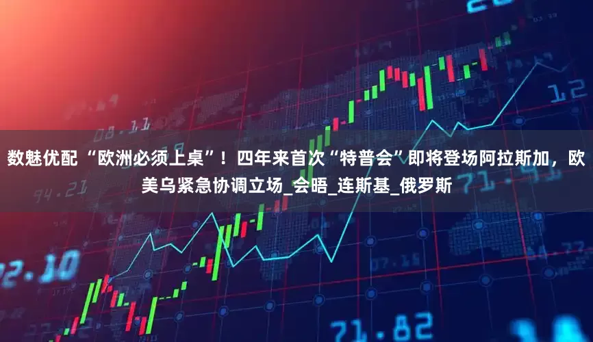 数魅优配 “欧洲必须上桌”！四年来首次“特普会”即将登场阿拉斯加，欧美乌紧急协调立场_会晤_连斯基_俄罗斯